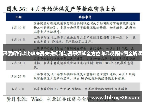 深度解析欧协联决赛关键规则与赛事须知全方位详尽观赛指南全解读